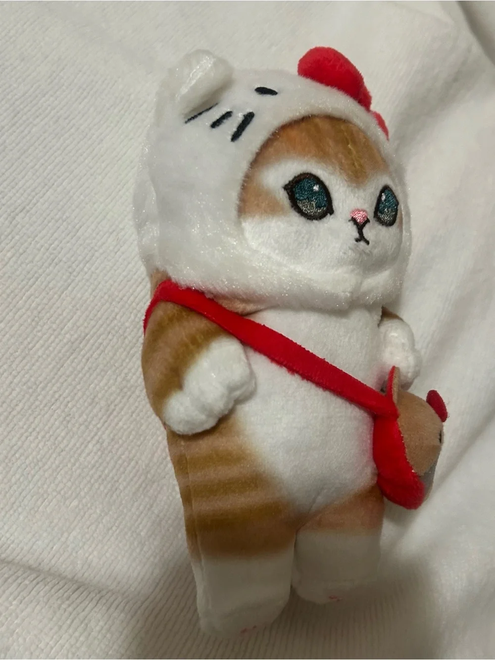 Mofusand Hello Kitty Sanrio Plush Keychain - Picture 6 of 9